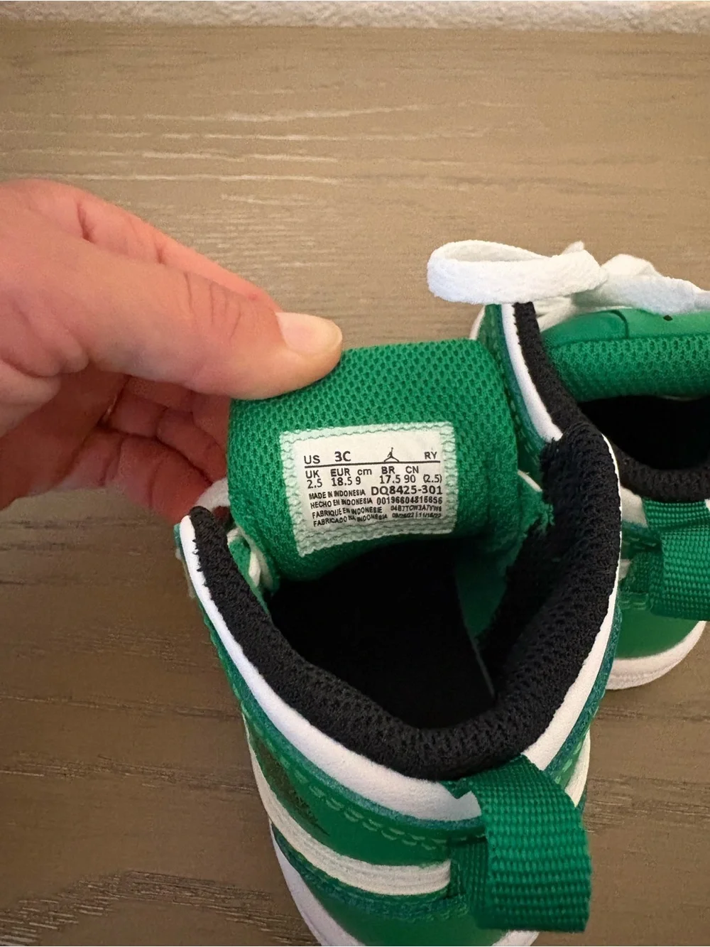 Baby  Nike Jordan’s size 3C never worn